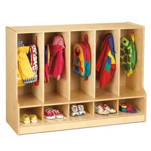 Montessori Kinderdagverblijf Kleding Cubbies & Lockers Organisator Plank Kleuterschool Houten Locker Voorschoolse Meubels - Product Image 3
