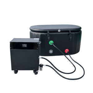 Refroidisseur de bain de glace HappyGo 220V à haute productivité avec filtre à écran couleur tactile pompe à plongeant froid à l'ozone 1HP pour baignoires - Product Image 4