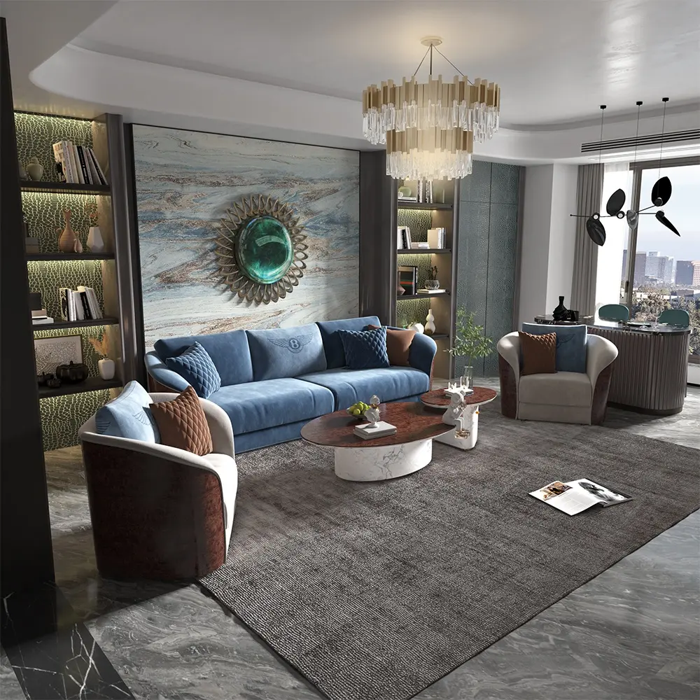 Servizio di Design professionale moderno casa di lusso nuova casa di Villa 3D che ospita servizi di progettazione di modellazione di decorazioni d'interni