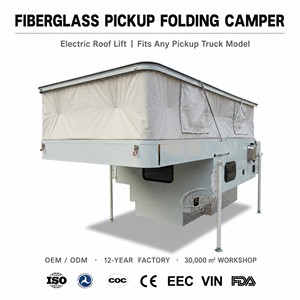 WECARE Autocaravana de 4 plazas con paredes de fibra de vidrio, estructura de aluminio, armario, nevera, claraboya, ventana para RV, <span class=keywords><strong>furgoneta</strong></span> familiar para acampar - Product Image 1