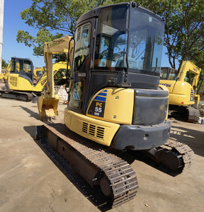 Mini-pelle d'occasion 5.5 tonnes bon marché chinoise petite pelle sur chenilles d'occasion Komatsu PC55MR du Japon à vendre - Product Image 2