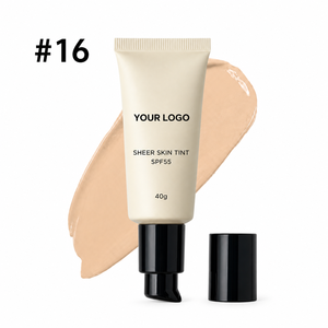 Sıcak Satış Makyajı Hafif Güneş Koruyucu Fondöten 40g Doğal Vegan Likit Fondöten Kapatıcı Şeffaf Cilt Tonu SPF 55 ile - Product Image 2