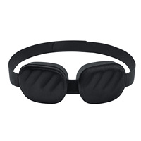 Masque de sommeil unisexe amélioré anti-lumière, non transparent, 3D stéréoscopique avec cavité oculaire mobile, pour le sommeil transfrontalier