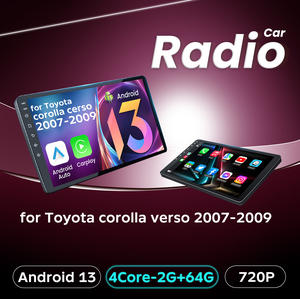Radio Android para Auto TOYOTA <span class=keywords><strong>Corolla</strong></span> <span class=keywords><strong>Verso</strong></span> 2004-2009, Radio Carplay con GPS y Navegación, Radio Universal Android 13 de 7 Pulgadas, Reproductor de 2+64 GB - Product Image 4