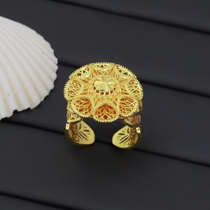 JXX Fashion High-End Women's Jewelry <b>Set</b> 24k Gold Plated <b>Bracelet</b> Necklace Bangle Earring for Wedding and Party - Product Image 5