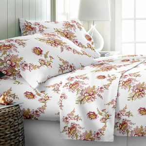 1800 <b>King</b> <b>Size</b> Microfiber <b>Bed</b> <b>Sheet</b> Set Soft Hand Feeling 3pcs Kids Modern OEKO-TEX Certified Non-Toxic Polyester Filled - Product Image 1