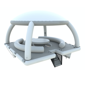 Venta caliente de <span class=keywords><strong>alta</strong></span> <span class=keywords><strong>calidad</strong></span> plataforma <span class=keywords><strong>flotante</strong></span> mar plataforma <span class=keywords><strong>flotante</strong></span> todo redondo inflable <span class=keywords><strong>flotante</strong></span> piscina bar para patio trasero - Product Image 4