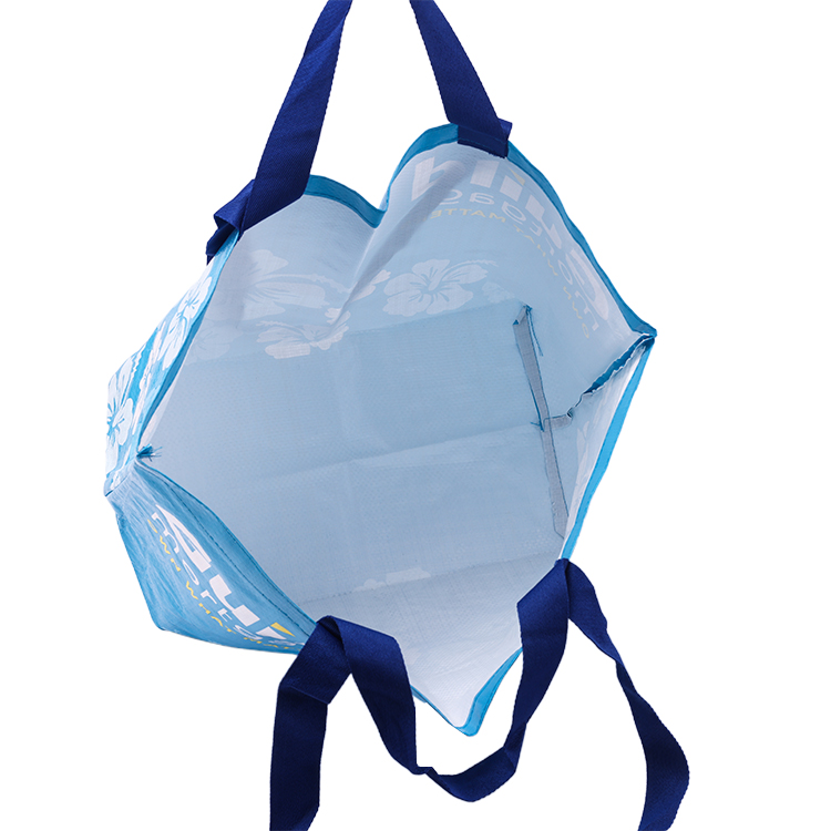 Custom Extra Large Tote Shopping Bag Multi-Color PP Woven Laminated Tote Bag with Personalized Logo Printed