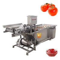 Nieuwe automatische tomatenpureemachine, ketchup productielijn met voedselsterilisator, tomatenverwerkingsinstallatie