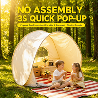 Tente de plage pliable automatique pour enfants, abri solaire portable, protection UV, tente de camping en plein air pour enfants, maison de jeu