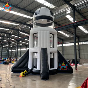 WINWAYTOUS 2025 Nouveau design, jeu de fusée gonflable personnalisé en PVC durable 5,4x8,1m pour les sports de plein air - Product Image 4