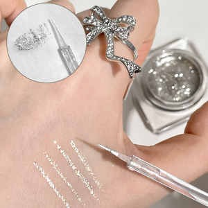 Fard à paupières gelée aux couleurs éclatantes, <span class=keywords><strong>paillettes</strong></span> scintillantes, brillantes, effet flash, <span class=keywords><strong>strass</strong></span>, <span class=keywords><strong>paillettes</strong></span> fines, poudre scintillante - Product Image 3