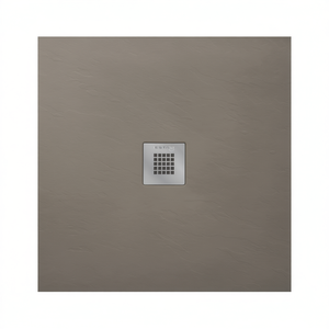 Plato de Ducha Cuadrado Estasi 90 x 90 cm Color Arena con Sistema de Drenaje para Baño - Product Image 3
