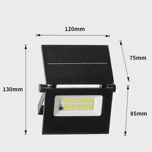 Reflector Solar LED de 50/80/100W, Montaje en Pared, Iluminación Exterior Impermeable con Batería Incluida - Product Image 1