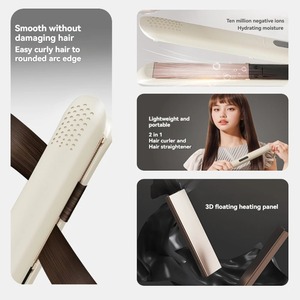 Nueva Plancha de Pelo Profesional 2 en 1 con 4 Niveles de Calor, Cerámica Iónica, Calentamiento Rápido, Iones Negativos, Pantalla LCD - Product Image 4