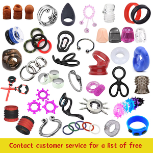 Kim loại đôi Vòng điều chỉnh đinh tán Cock Vòng nam chastity thiết bị Chậm xuất tinh - Product Image 6