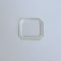 Industrial Special Shaped Optical Glass Ring Inner Length 15mm Outer Length 20mm for Optical Surveying Measuring Instrument