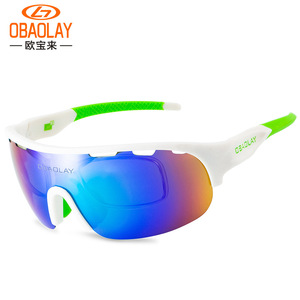 OBAOLAY แว่นกันแดดโพลาไรซ์สำหรับปั่นจักรยาน UV400 แว่นตากันลมแบบเต็มขอบสำหรับผู้ชายผู้หญิง - Product Image 1