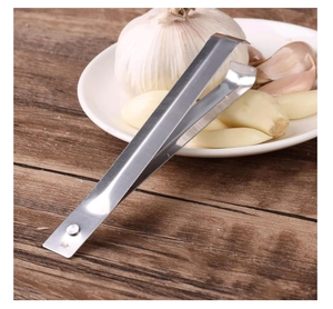 Pinces à éplucher l'ail en acier inoxydable et pinces à épiler les poils de porc/les os de poisson, outils de cuisine faciles à nettoyer pour la cuisine - Product Image 5
