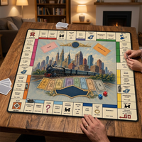 Tapis de jeu de table personnalisé 3 x 6 pieds, sublimation couleur intégrale, pour poker, en tissu polyester avec base en caoutchouc, idéal pour les soirées de jeu