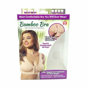 Glossy Custom Printed Paper Fabric Bra Underwear Packaging <b>Box</b> with Clear Window - Product Image 5