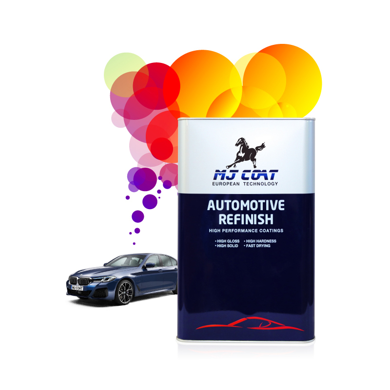 Refinish Paint Colors Fluorescent Iridescent Matte Black Pearl White Silver Gray Metallic Blue Glitter Auto Car Paint