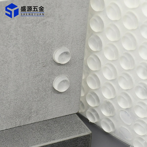 Shengyuan Self-adhesive Anti-collision Rubber Granules Transparent Natural Rubber Household Cabinet Door Silent Pads - Product Image 2