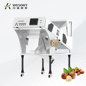 Wesort nhà sản xuất 6sxz-68lgb Nut thép không gỉ máy móc chế biến Hazelnut colour SORTER núi hạt dẻ phân loại máy - Product Image 1