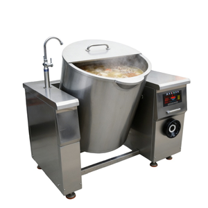 Marmite de cuisson industrielle inclinable à agitation, chauffage par induction, cuve sous pression <span class=keywords><strong>pour</strong></span> <span class=keywords><strong>la</strong></span> fabrication de produits alimentaires en grandes séries - Product Image 5