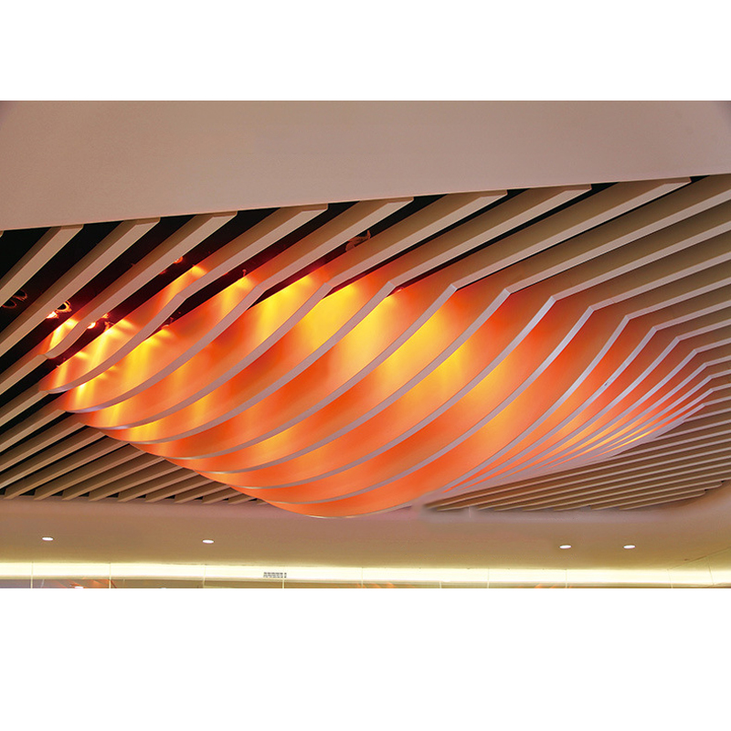 Бесплатный образец, алюминиевый профиль, 3D Декоративные расширенные металлические наружные здания, фасады, занавески для стен