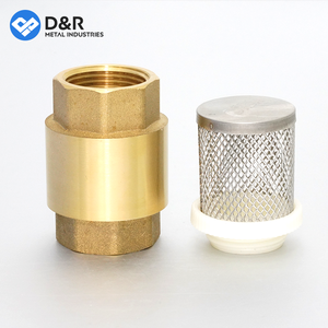 डी एंड आर कस्टम पूर्ण आकार पीतल नॉन रिटर्न वाल्व dn15 1/2 '-2' 4 इंच एक तरह ऊर्ध्वाधर स्प्रिंग फुट की जांच वाल्व - Product Image 3