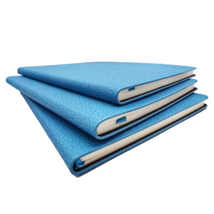 Khuyến mãi tùy chỉnh in ấn máy tính xách tay da với vải và PP bìa có tính năng Loose-Leaf xoắn ốc ràng buộc chủ đề may - Product Image 2