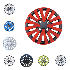 4 pièces enjoliveurs de roue universels R14 de <span class=keywords><strong>14</strong></span> <span class=keywords><strong>pouces</strong></span>, couvre-jantes de remplacement haute performance, accessoires universels - Product Image 1