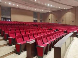 Haute Qualité Pliant Chaise de Salle De Conférence Auditorium Chaise avec Bras - Product Image 5
