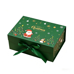 Kotak Hadiah Kertas Lipat Magnetik Ramah Lingkungan yang Dapat Digunakan Kembali dengan Lapisan Spons untuk Krim Wajah, Cat Kuku, Minyak, Kemasan Natal - Product Image 2