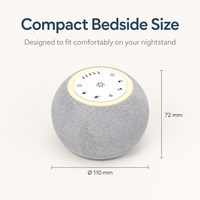 Machine à bruit blanc pour bébés, 30 sons apaisants, haut-parleur haute fidélité, portable, pour favoriser le sommeil et la relaxation, OEM ODM, vente en gros