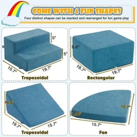 Canapé pour enfants d'usine OEM pour les tout-petits et les enfants Kit de construction de canapés pour enfants pour meubles de salle de jeux Canapés pour enfants