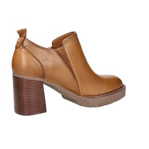 Carmela Women's Ankle Boots Brown 161861 Chunky Heel Fashion <b>Bootie</b> - Product Image 5