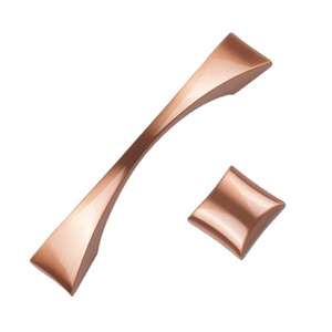 Porte D'armoire <span class=keywords><strong>De</strong></span> <span class=keywords><strong>cuisine</strong></span> Poignée et boutons pour meubles, Or <span class=keywords><strong>Rose</strong></span> en laiton poignées et boutons, design moderne en métal tiroir tire - Product Image 6
