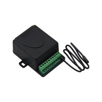 Télécommande sans fil 2 canaux 433 92MHz AC DC 12 24V Récepteur d'ouvre-porte de garage