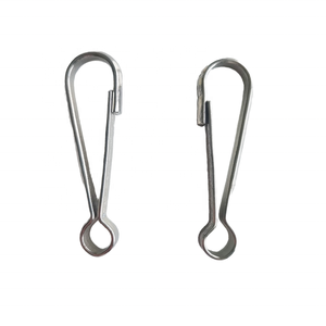 20MM 30MM 40MM 50MM 60MM 70MM 80MM 90MM 100MM 120MM 130MM Carabiner <strong>Hook</strong> DIN4293 Spring Snap <strong>Hook</strong> - Product Image 1