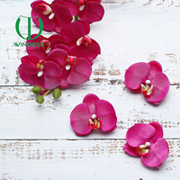 Fleurs d'orchidées en soie multicolores, réalistes et écologiques, fleurs artificielles pour mariage, fête, décoration de la maison, hôtel
