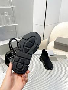 Chaussures de sport en tricot pour hommes de marque de luxe haut de gamme, douces, légères et respirantes, chaussures de marche décontractées rétro - Product Image 5