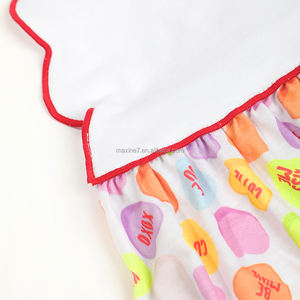 Le ragazze del modello del cuore dolce del venditore vestono le ragazze su ordinazione carine vestono per il giorno di san valentino - Product Image 2