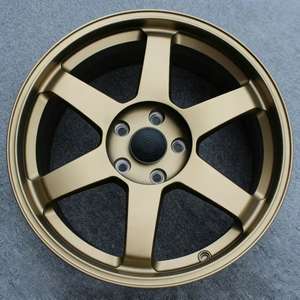 ล้อแม็กซ์ JDM Work แบบฟอร์จ อลูมิเนียมอัลลอยด์ สีบรอนซ์เงาดำ <span class=keywords><strong>ขอบ</strong></span> 18 19 20 นิ้ว หลายก้าน  5x120 5x114.3 5x112  แบบออฟเซ็ตใหม่ - Product Image 1
