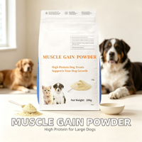 Poudre hyperprotéinée pour la croissance musculaire à absorption rapide pour chiens et chats - Soutien à la force et à la santé de la peau et du pelage - Complément alimentaire pour animaux de compagnie
