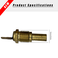 Capteur de température d'eau moteur authentique pour excavatrice Kobelco SK200-5 SK200-6 – Pièce de rechange pour jauge de liquide de refroidissement