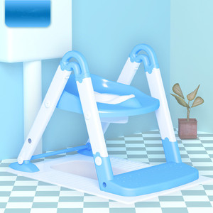 2 in 1 Plastic Baby <strong>Toilet</strong> Chair <strong>Seat</strong> Ladder Potty Training for <strong>Kids</strong> - Product Image 3