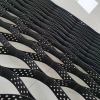 Высокопрочные геосетчатые панели из HDPE для защиты склонов и стабилизации дорожного основания