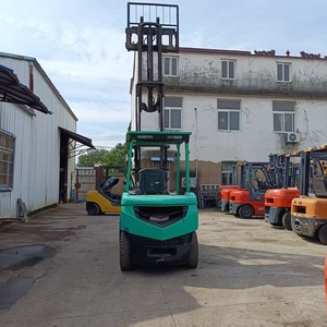 Internal Combustion Forklift Mitsubishi FD30 3 Ton Hydraulic <b>Side</b> Shift Solid Tire Diesel-Powered Perfect Performance - Product Image 3